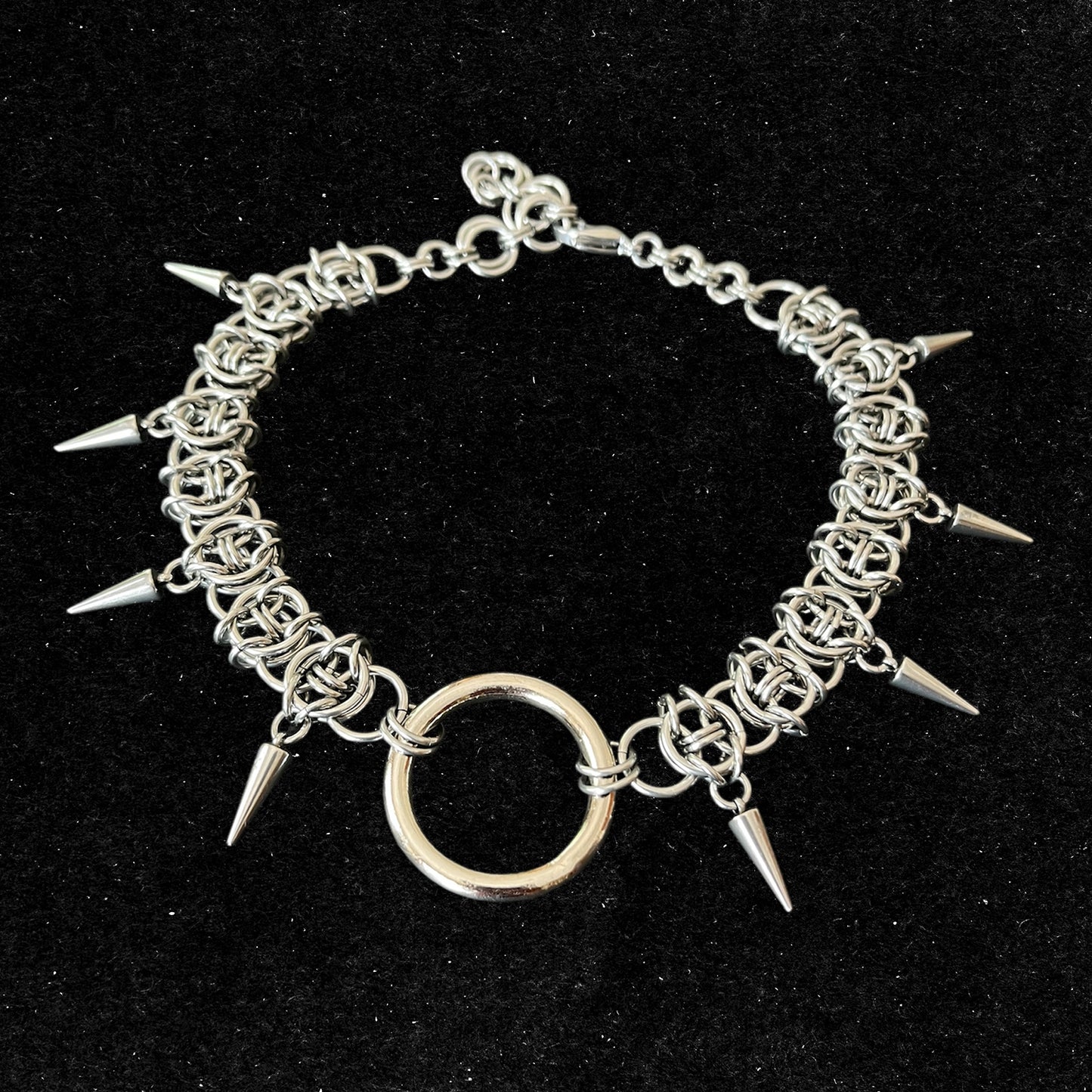 Celtic O-ring Spike Choker
