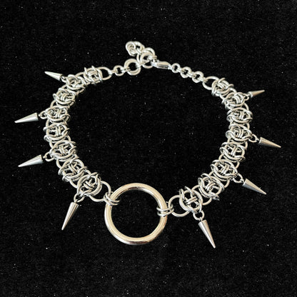 Celtic O-ring Spike Choker