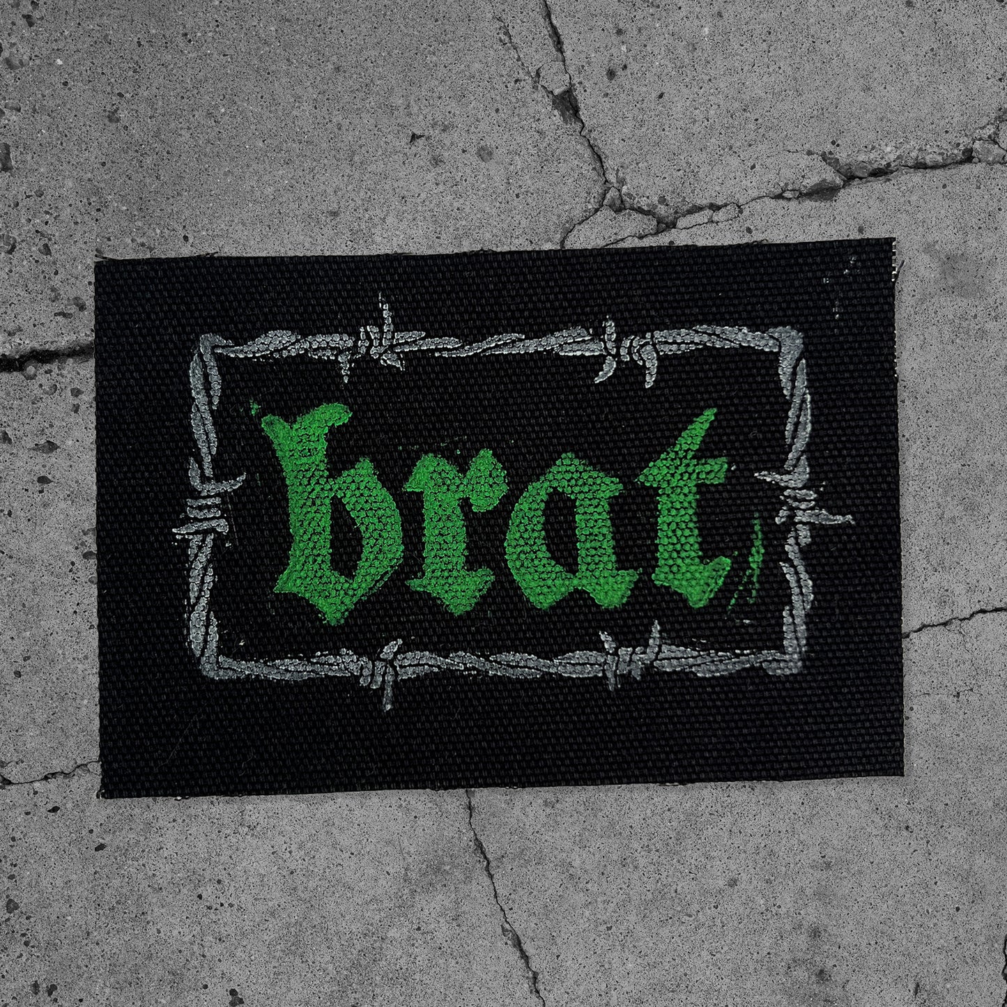 SLUT / CUNT / BRAT Barbed Wire Patches